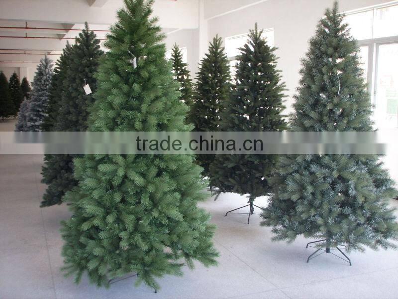 Plastic PVC Forked Pine Needles Used for Making Artifical Christmas Tree (PVC Monofilament)