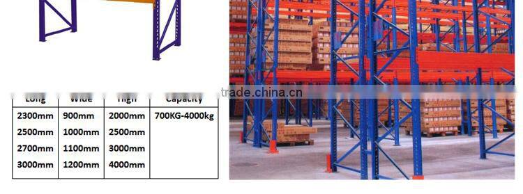 Medium Duty Metal Storage Pallet Rack For Warehouse Storage Solution