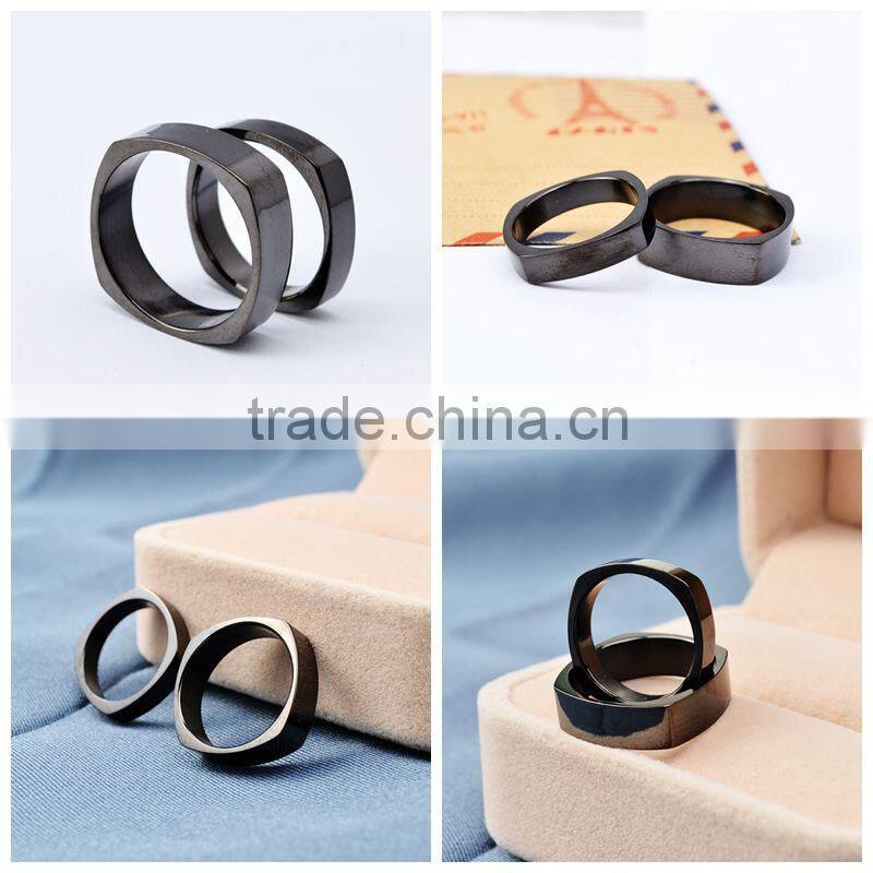 2014 new product alibaba express fashion stainless steel couple ring