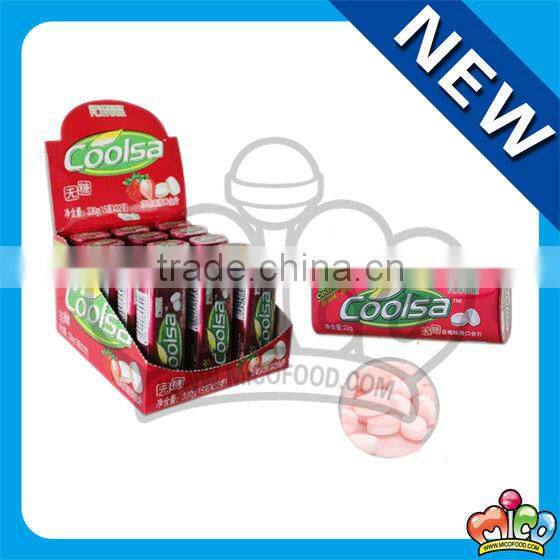 Coolsa Strawberry strong mint candy