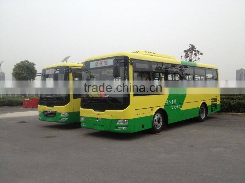 7.4m Rear engine 30 seats city bus with high quality and low price