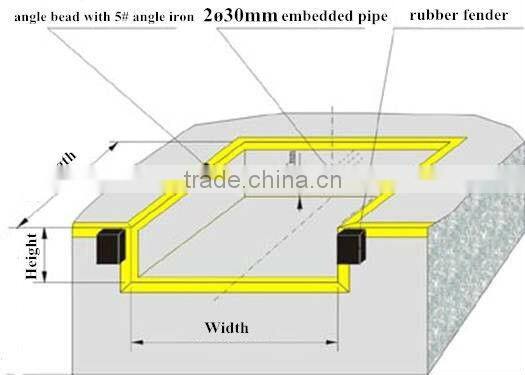 Chinese new lifting equipment/stationary hydraulic yard ramp