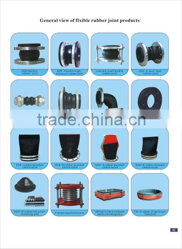 Flanged duckbill valve