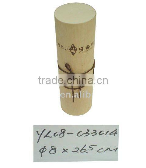 Natural color wooden wine box