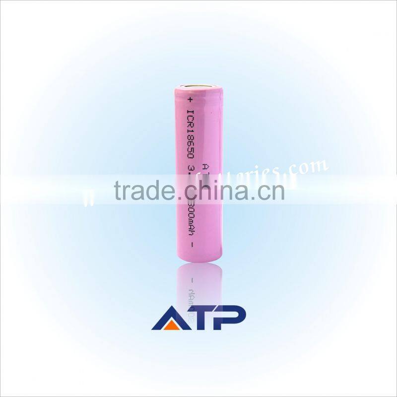 Deep cycle lithium battery icr 18650 3.7v 1800mah battery medical battery