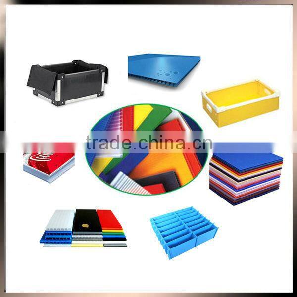 2015 light weight yet durable hollow plastic sheet display stand