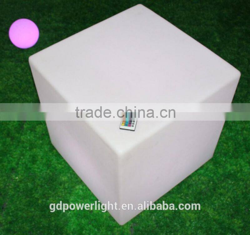 LED light decotative cube with remote control C007d