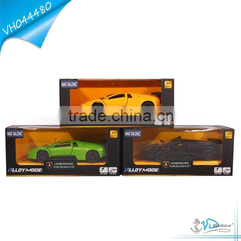 Pull Back Open Door Model Car Toy