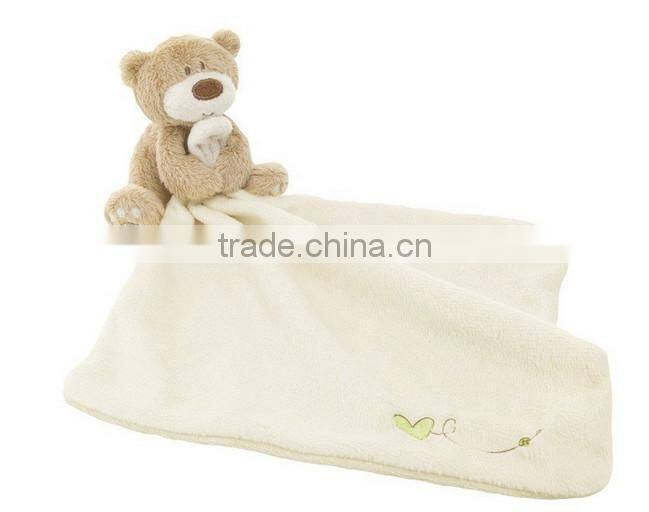 newborn towel bear blankie/Infant Reassure Towel/bear blankie