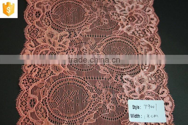 special design best quality breathable stretch french lace fabric for underwear bra