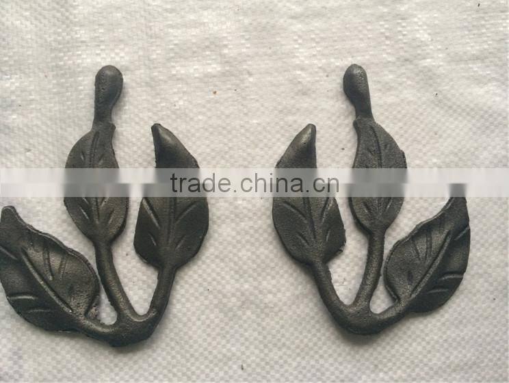 factory hand forged iron casting steel leaves