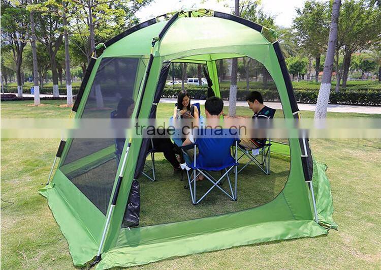 Automatic Hexagon Large Play 6 Person Cabin Camping Family Outdoor Mosquito Tent
