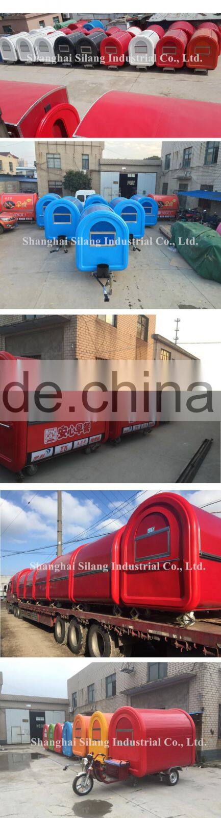 blue food cart beach food truck hot dog Hamburger ice cream cart Blue multi-function mobile food trucks Room the food truck