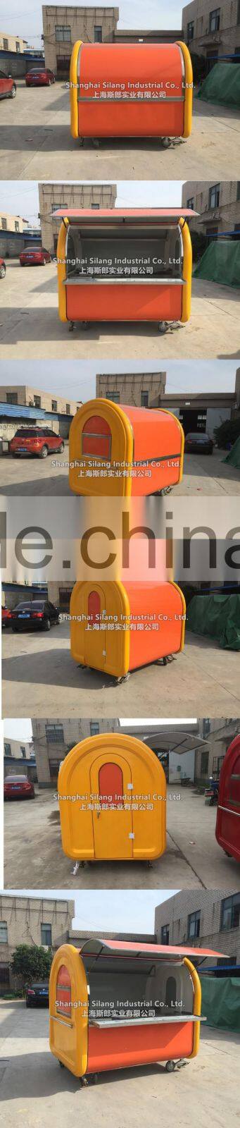 SILANG SL-1 yellow mobile food trucks Hand multifunction food truck