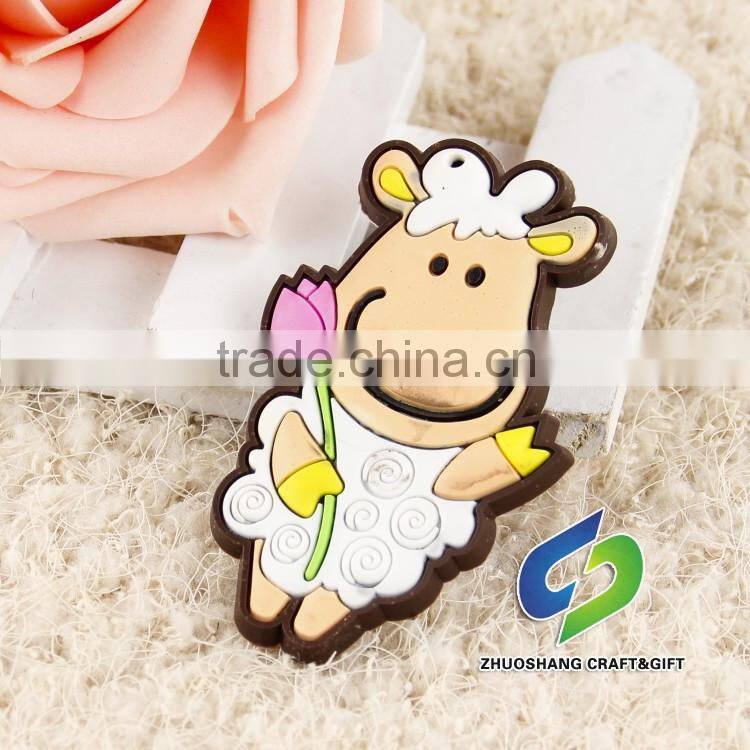 Hot selling PVC soft rubble fridge magnet