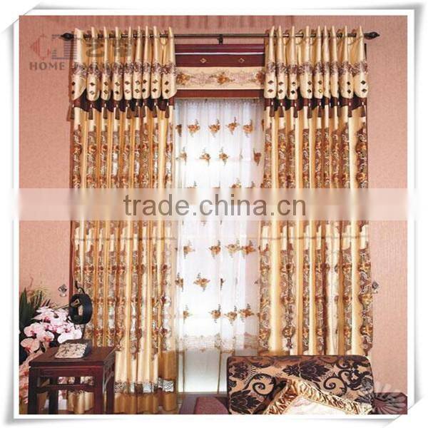 Yilian Luxury Curtain Fabric for Curtain Ready Made Austrian Curtains