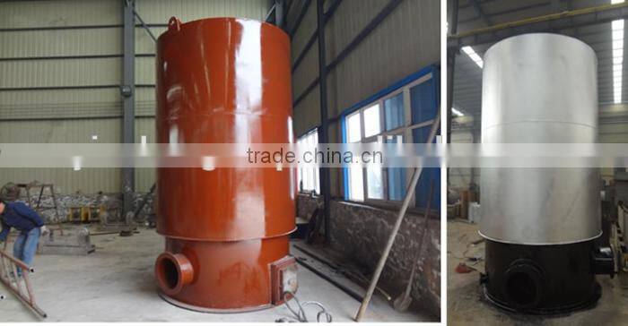 Four layer clean air produced by coal wood fired stove, hot air stove