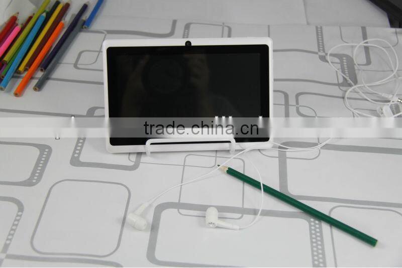 New design 7" Allwinner A13 Q88 tablet pc andriod 4.0 with Wifi OEM