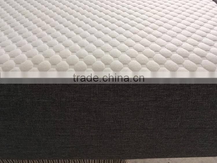 Anti bedsore gel memory foam latex mattress roll up in to a box