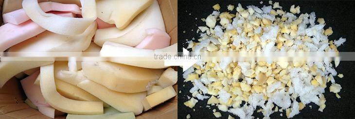 High quality PU foam shredder machine
