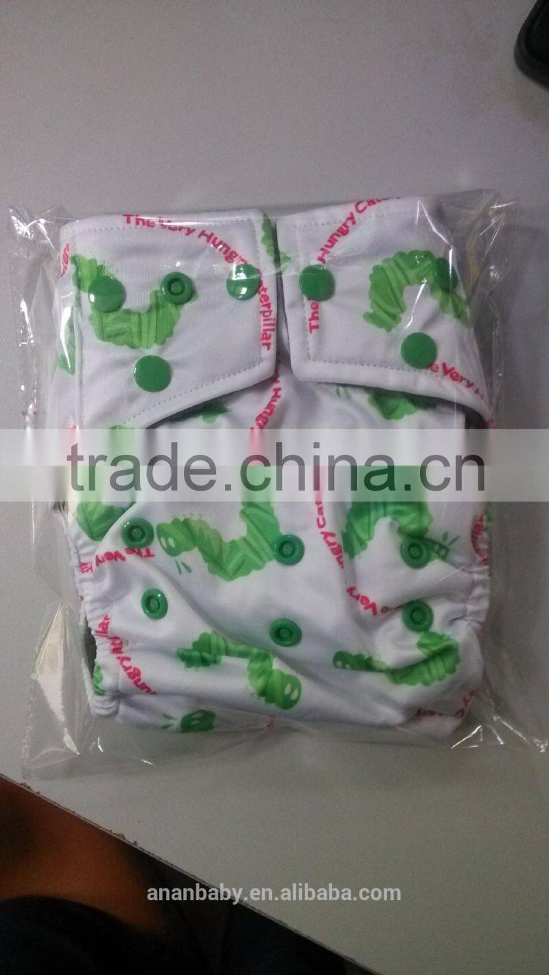Newest hot sale AnAnBaby cloth aio diapers eco cloth nappies