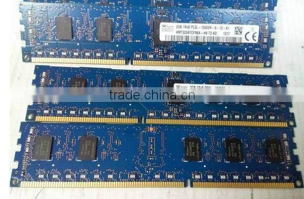 on sales 100% orginal ! 2G PC3-10600 REG 1333MHZ DDR3 server ram memory