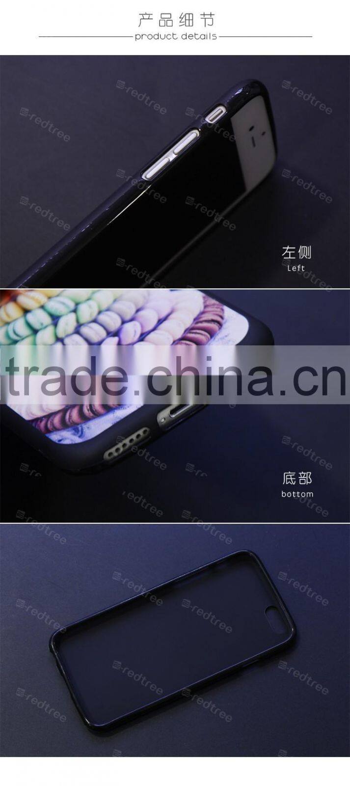 3D flower shinning rhinestone cell phone case OEM/DOM cover for iphone 6