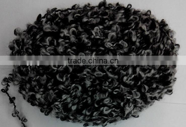 polyester loop yarn big loop acrylic fancy knitting yarn yarn