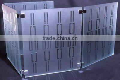 acid etched frosted glass /float glass shandong yaohua