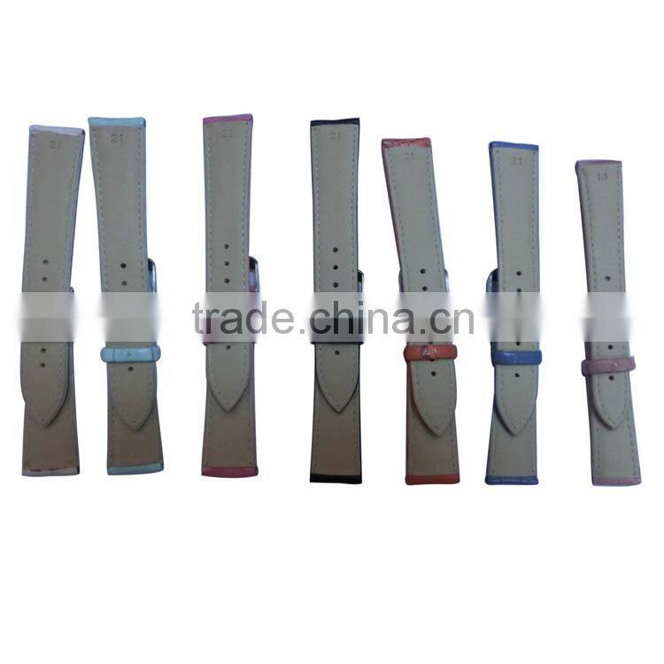 Durable Leather Deployment Watch Band Strap Buckle Bracelet Watch bands