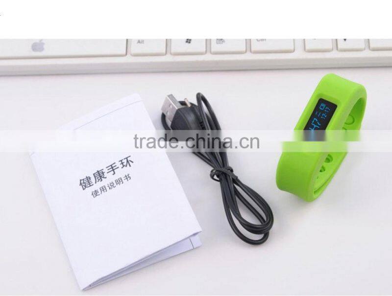 OLED Bluetooth Bracelet Sport Intelligent Motion Healthy Smart Watch Pedometer Sleep Monitoring for Android iphone Ios Phone BB