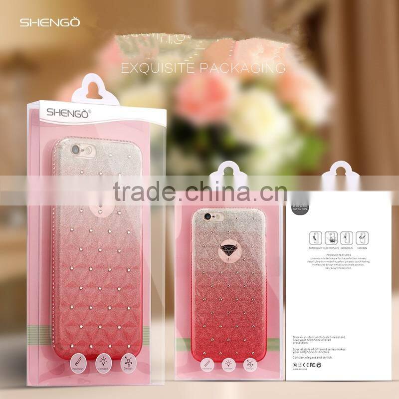 Wholesale phone cover glitter phone case for iphone6 plus