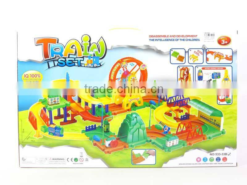 B/O block orbit train with light music toy track EN71 AA017849