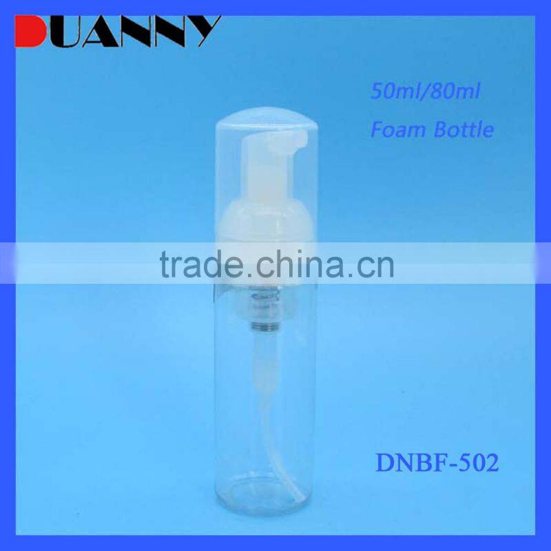 FOAM COSMETIC BOTTLE WITH FOAM PUMP, FOAM PUMP PLASTIC BOTTLE PACKAGING,FOAM COSMETIC BOTTLE
