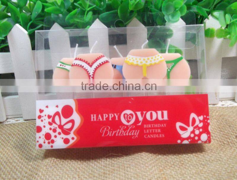 Adult Candles/Sexy Candles/Paraffin Wax Carved Butt Shape Candles