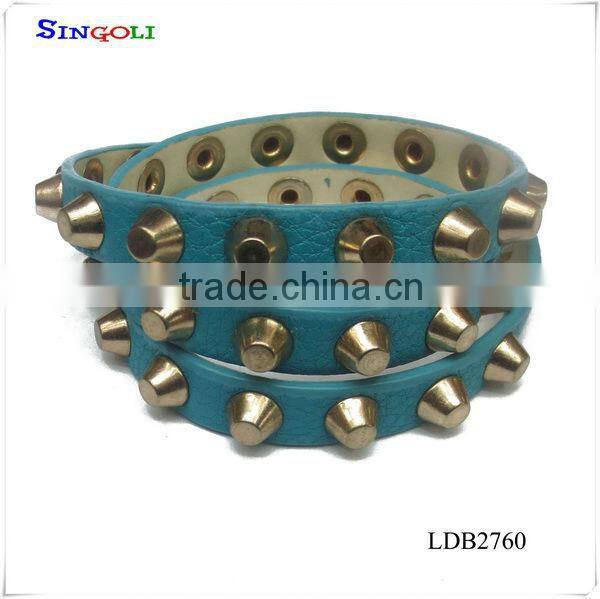 Leather tassel bracelet white leather bracelet LDB2773