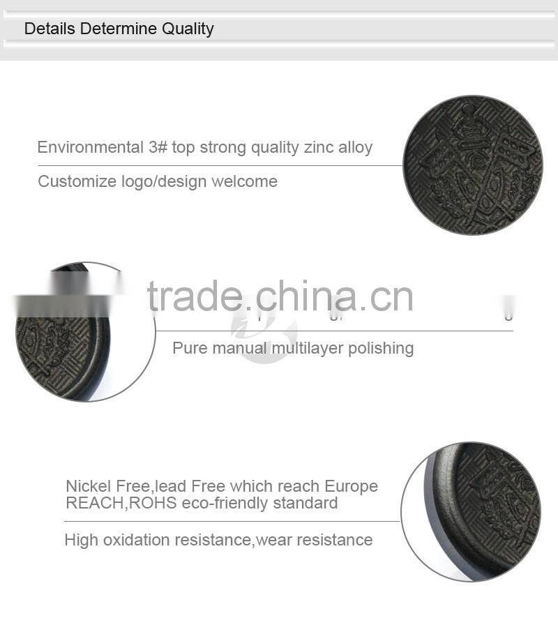 Nice Designer Custom Black Coat Metal Buttons For Sales