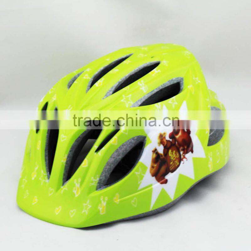 High quality integrally molded children bicycle helmet eps childrens crash helmets bicycle parts and accessories bags