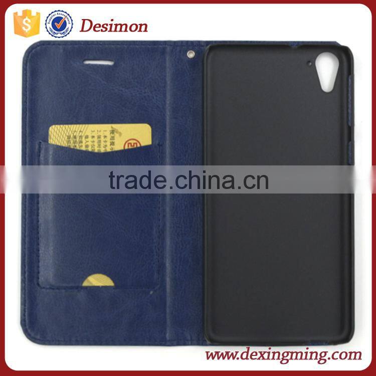 2015 China New Crazy horse cover For HTC Desire 826 leather case with many colors