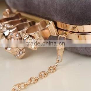 vivid patent leather tote bag shiny frame lady party clutch bag