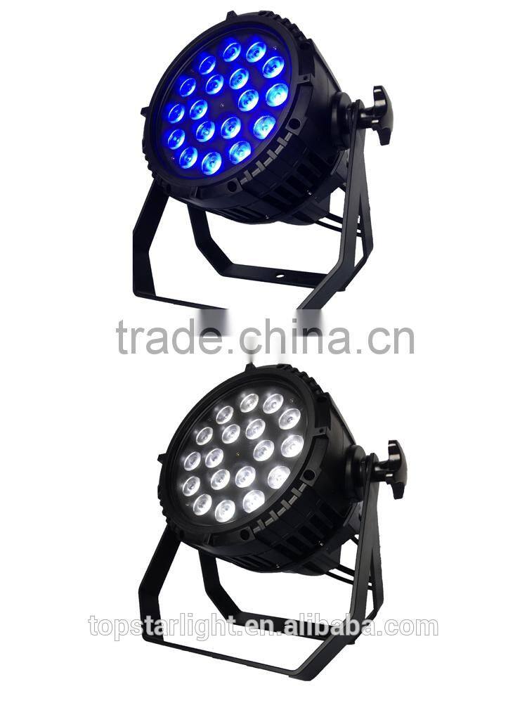 Ip65 waterproof par can 18*4in1*10w led stage lighting