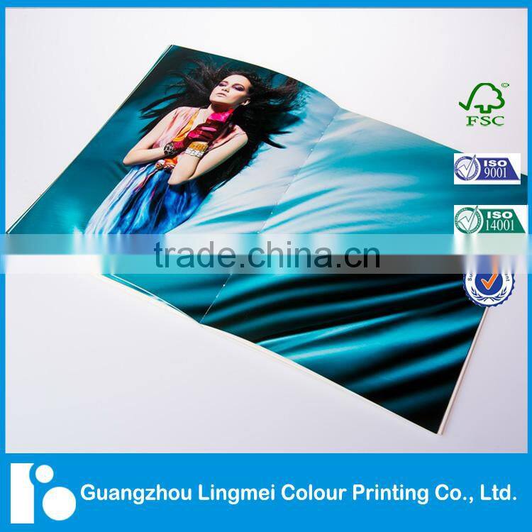 Professional Full Color Print Customized A4 Fashion Dress Catalog