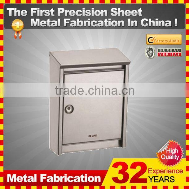 32 years experience wall mounted lockable stainless steel mail box