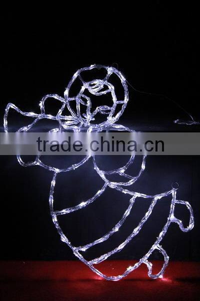 LED christmas motif light christmas angel for holiday decoration