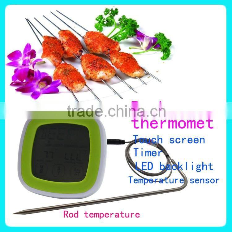 LED Digital food thermometer & BBQ thermometer & Wireless meat thermometer