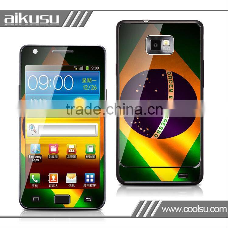 Back and front screen protector for samsung galaxy anti-scratch anti-dust and waterproof