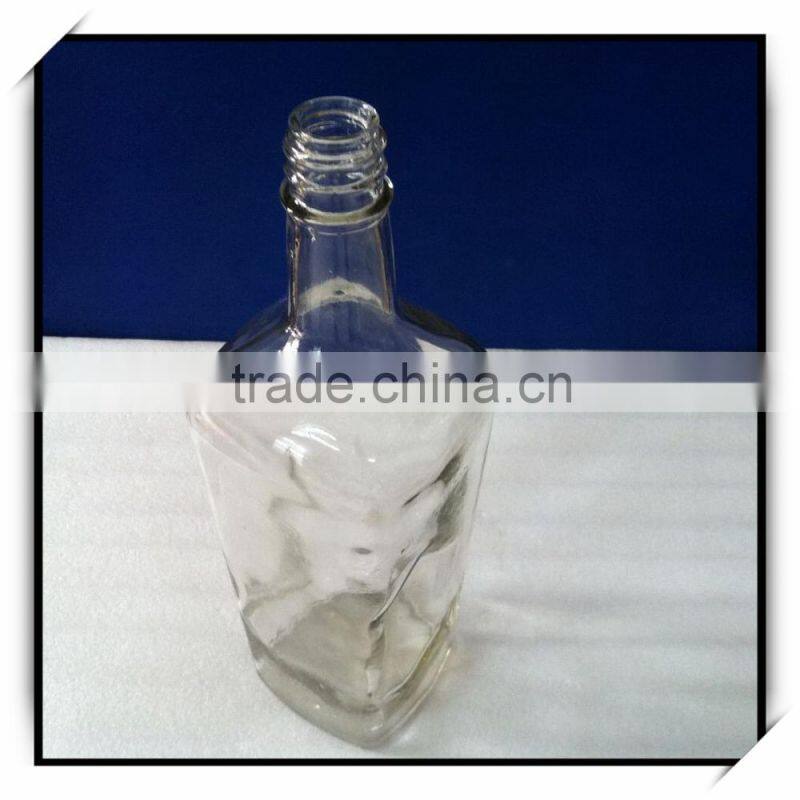 1520ml Square glass wine bottles special design DH124