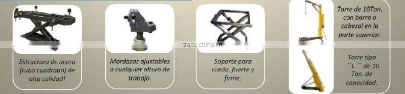 mini banco para enderezado de chassis
