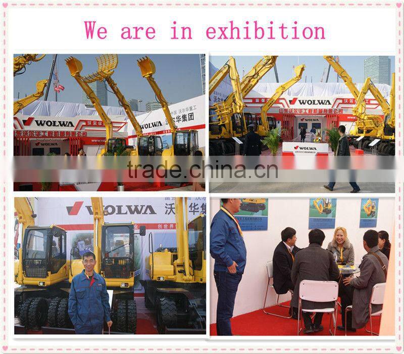 DLS865-9A 5.8Ton china wheel excavator used for digging ditches and rural reformation