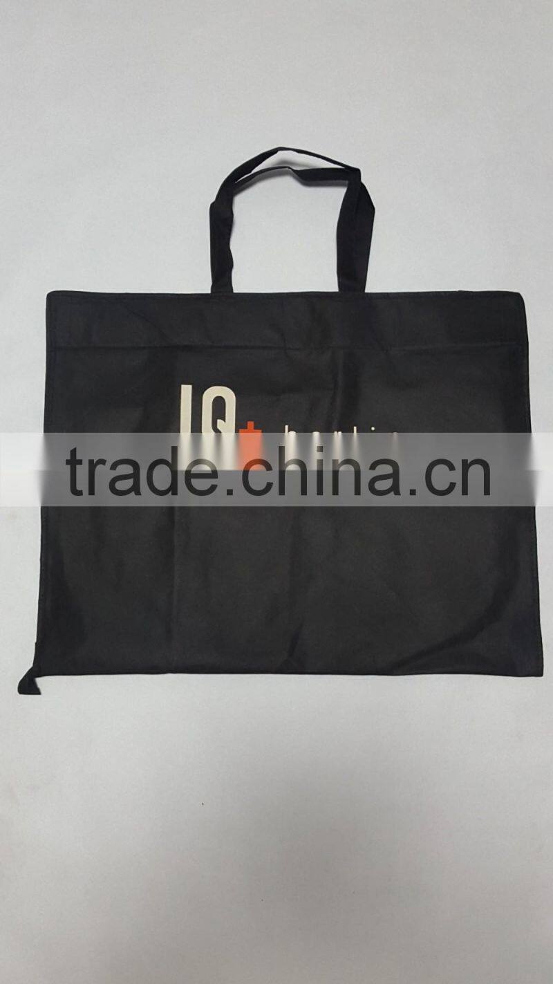 Factory supplier foldable black garment bag